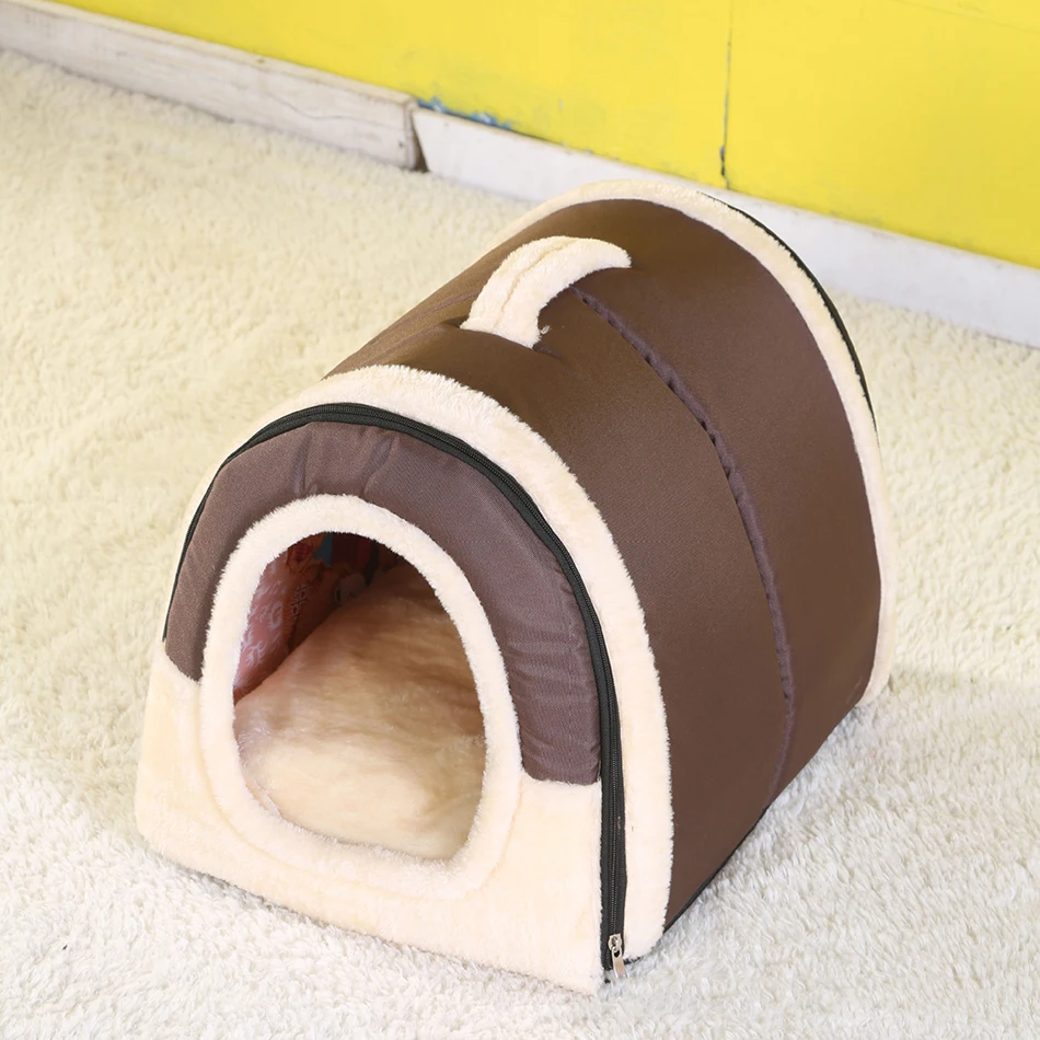 Кровать для собаки многофункциональное гнездо с ковриком складной домик для собаки кошки питомник для маленьких средних собак дорожная кровать для питомца сумка для дивана принадлежности