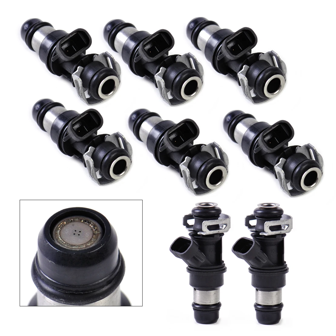 

DWCX 8Pcs Fuel Injector 17113553 FJ10062 4G1659 Fit for Chevrolet Express 2500 Silverado 2500 GMC Savana 2500 Cadillac Hummer