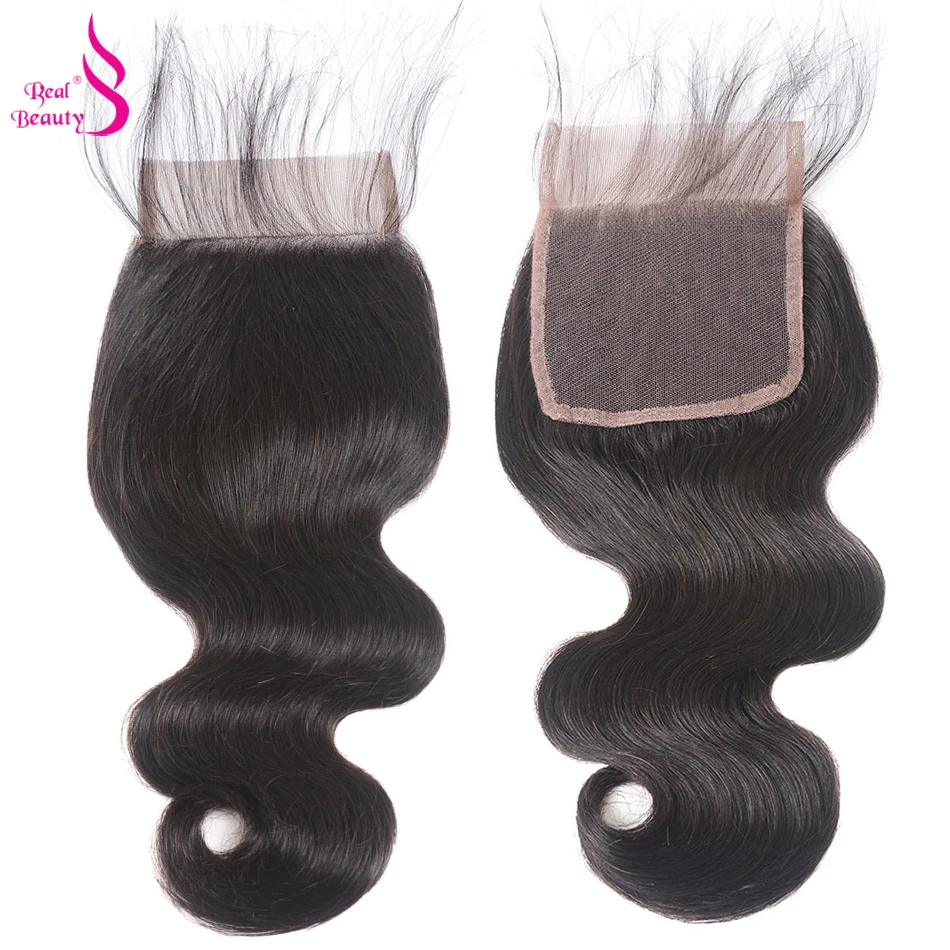 Real Beauty Peruvian Body Wave 3 Bundles With Closure Human Hair Bundles With Closure Non-Remy Hair Bundles With Closure (27)