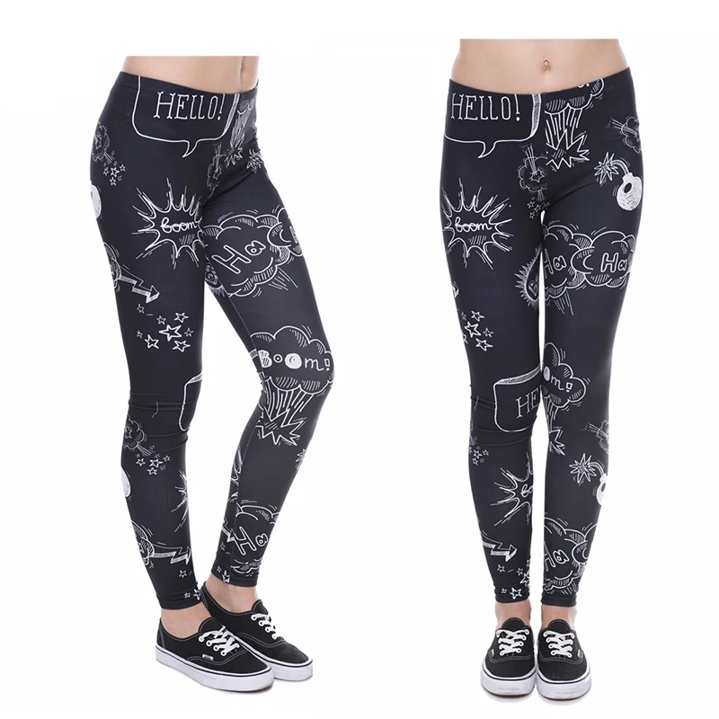 Multicolor Flower Push Up Sexy Leggings Women Black High Waist Leggings For Women Summer Pink Womens Fitness Leggings Pants - Цвет: lga41596