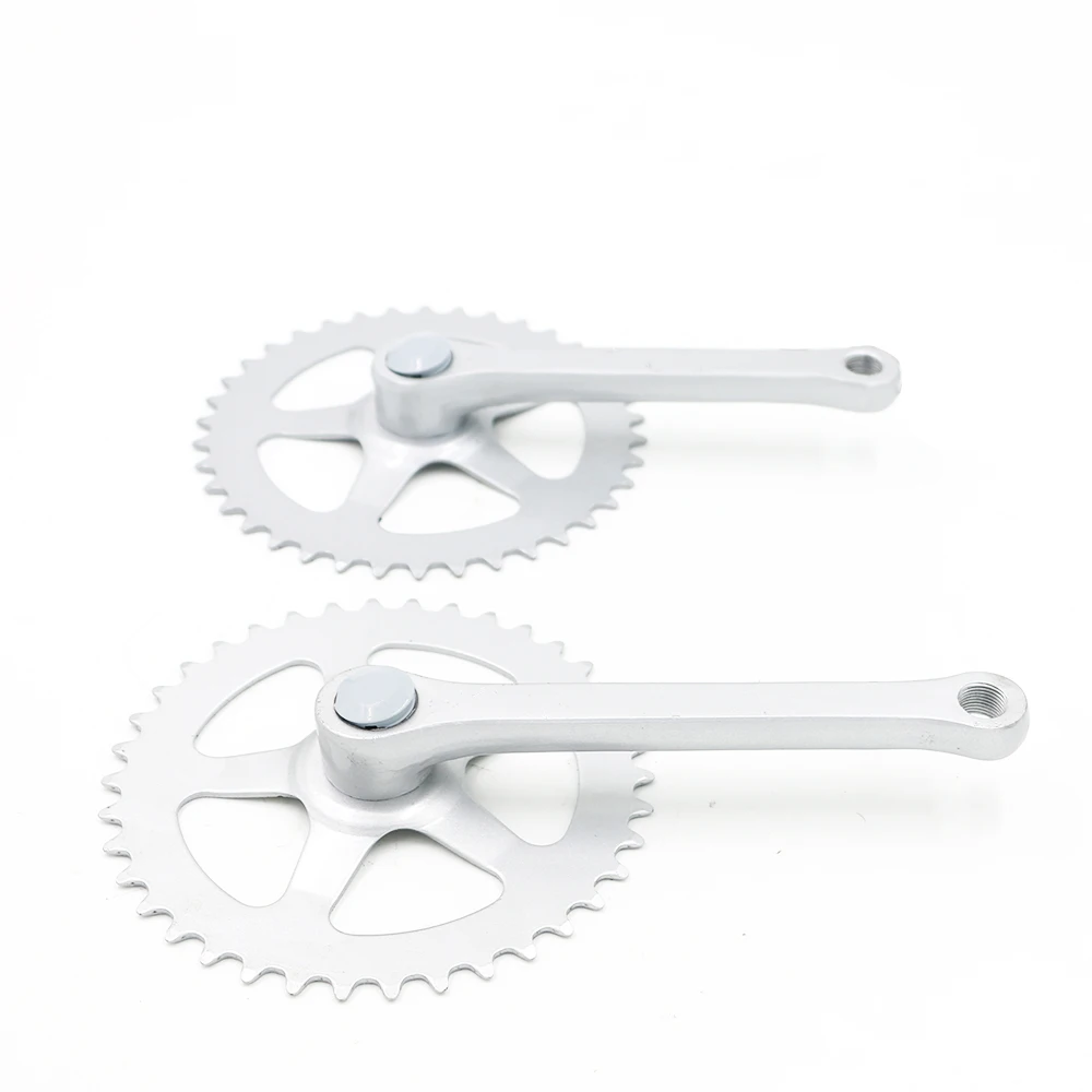 Aluminum Bike Crankset Bicycle Crank 38T MTB Chain Wheel for Mountain