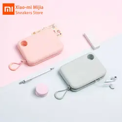 Xiaomi Mijia силиконовая портативная линия хранения данных гарнитура Дорожная карта для хранения мягкая сумка дизайн Легкая модная сумка для