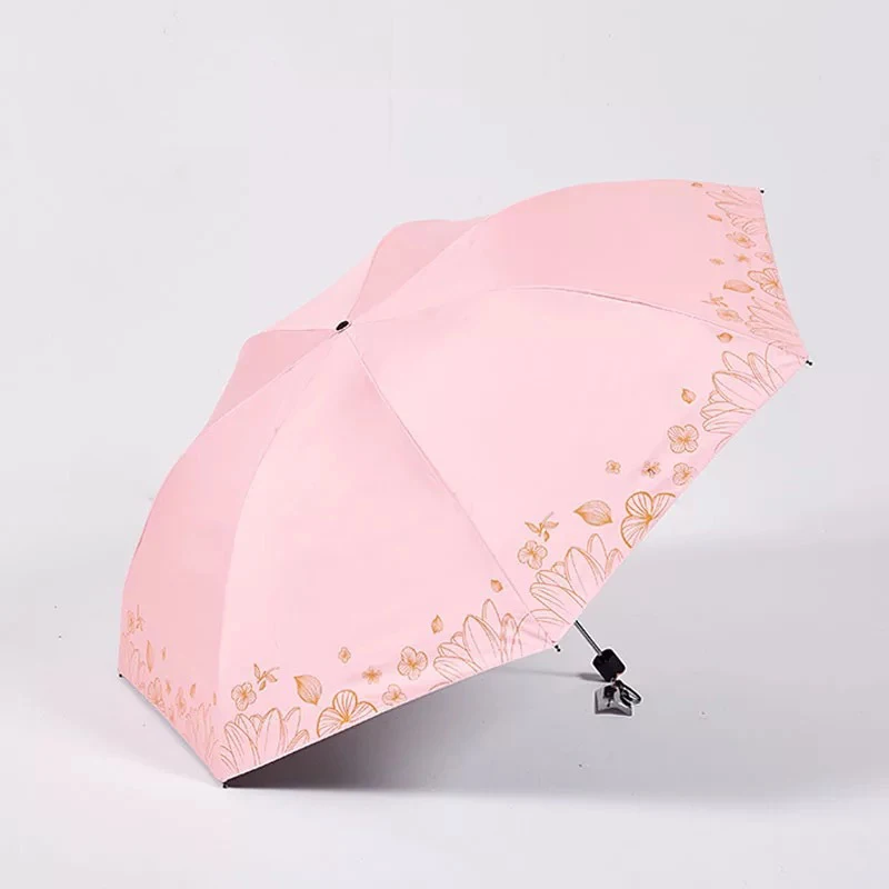 YADA High Quality Ultralight Flower Pencil Umbrella Rain Women uv DIY Flower Umbrella For Women Windproof Umbrellas Female YS700