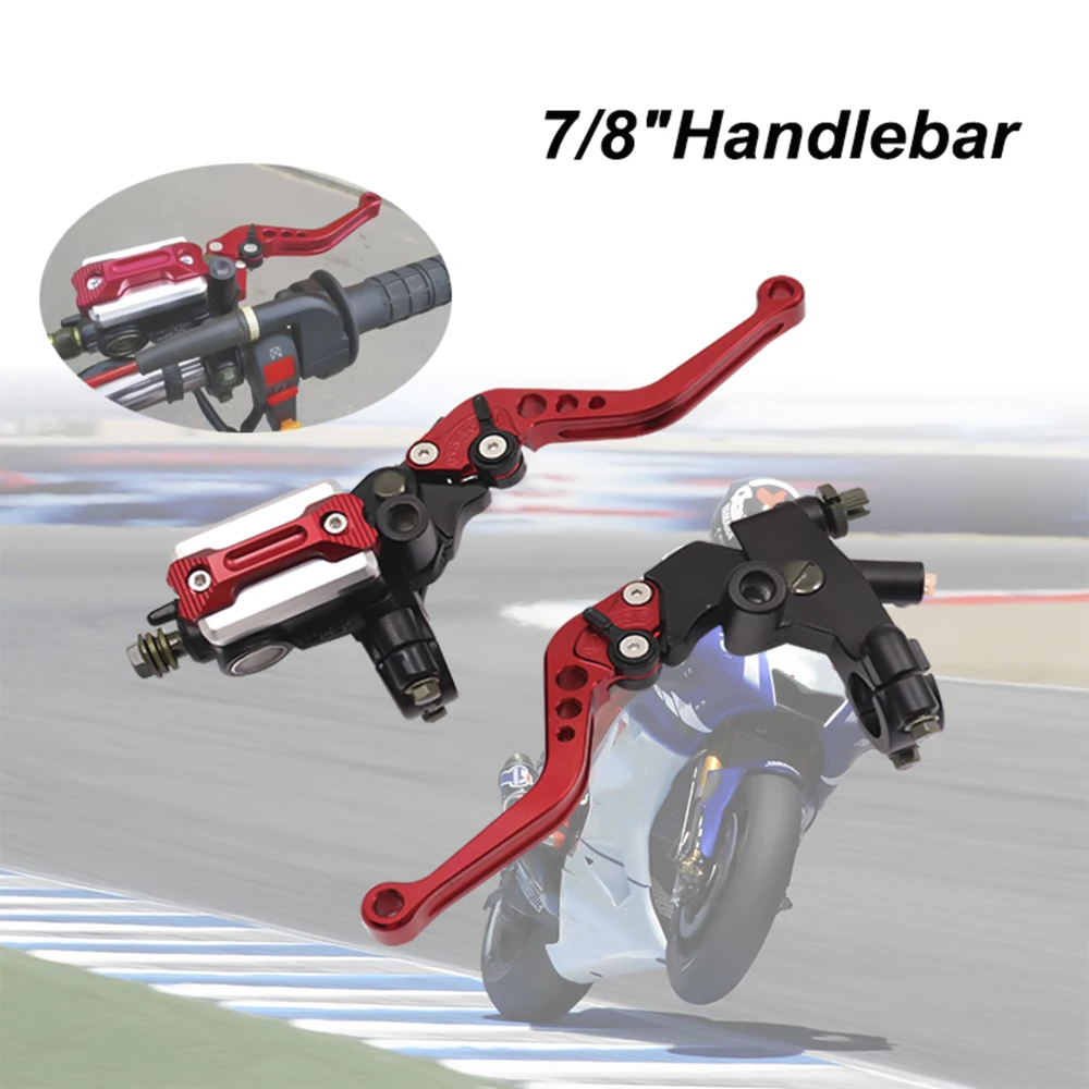 

Universal Motorcycle Brake Clutch Pump Lever Hydraulic Master Cylinder Accessories 7/8" 12.7mm for Honda Yamaha