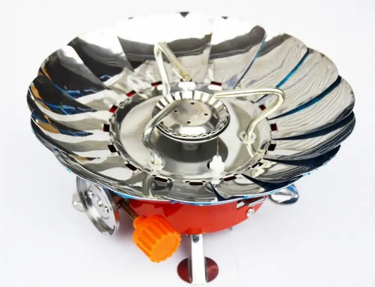 

Outdoor Camping Windproof Portable Lotus Gas Stove Burner Cooker