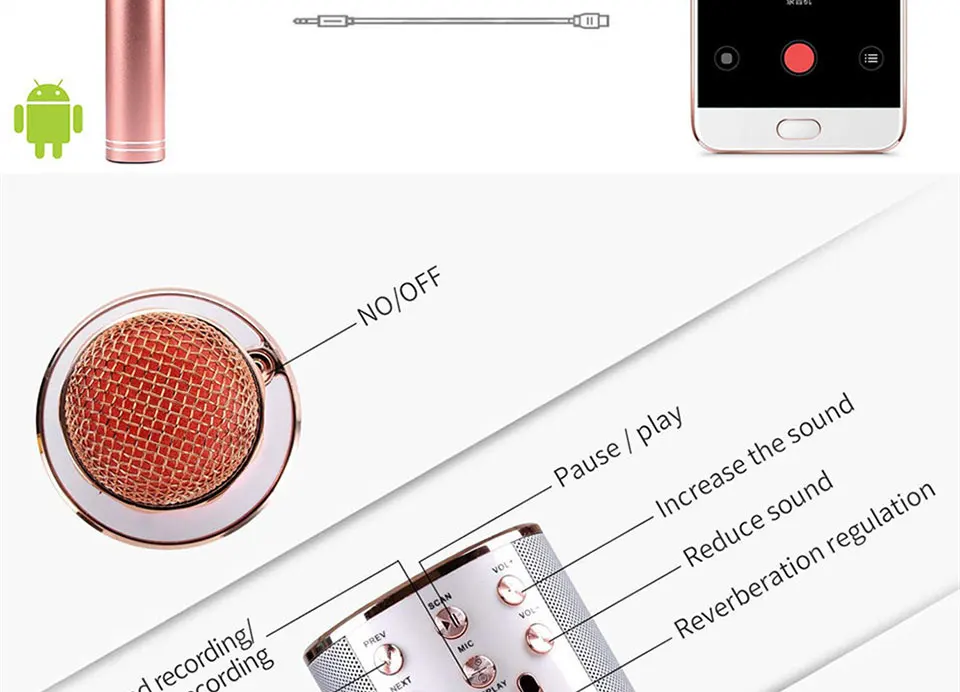 WS 858 беспроводной bluetooth микрофон профессиональный караоке динамик consender WS858 ручной микрофон Радио Студия Запись микрофон