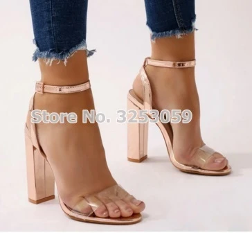 ladies rose gold heels