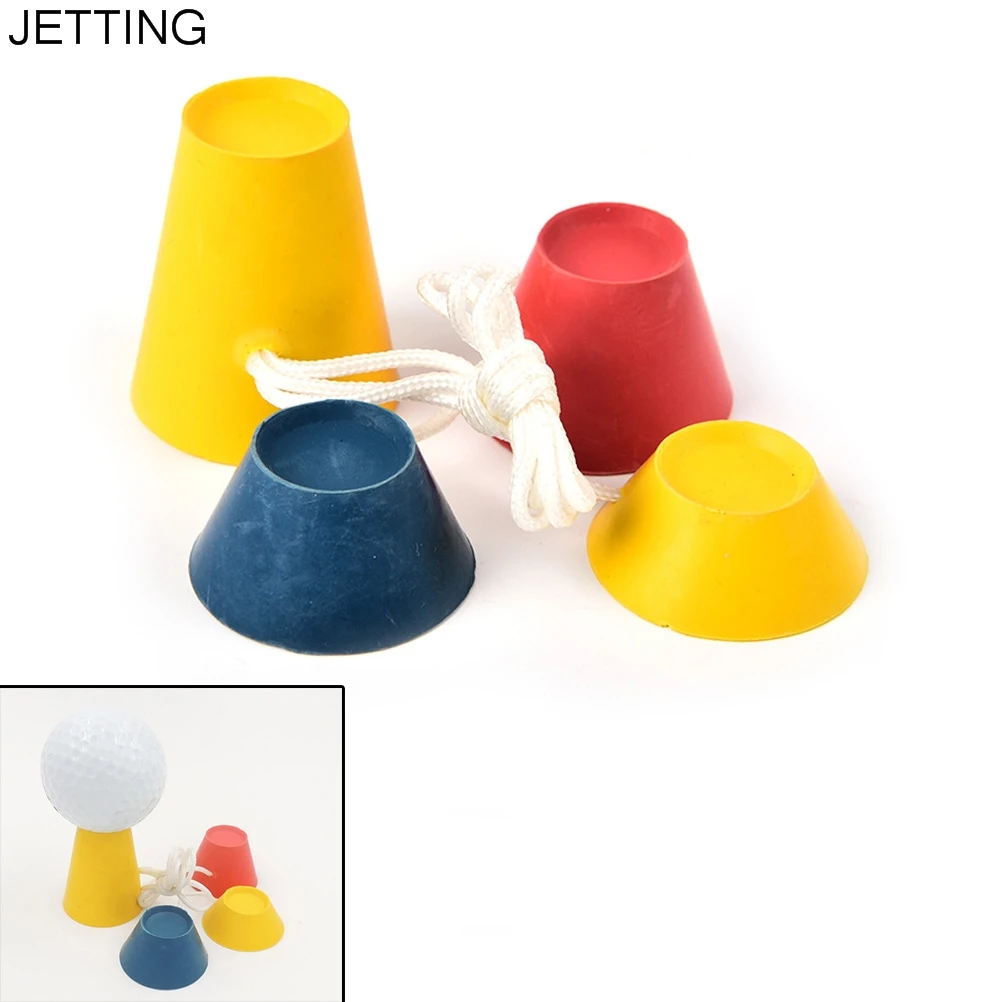 4 in 1 Rubber Winter Golf Tees Sports Golf Rubber Tees Golf Accessory 4 Colors Different Heights for Frosty Days 4 in 1 Rubber Winter Golf Tees Sports Golf Rubber Tees Golf Accessory 4 Colors Different Heights for Frosty Days