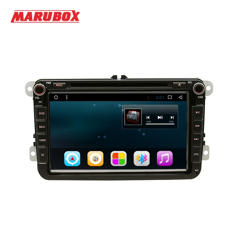 Perfect MARUBOX 2Din Android 8 For Volkswagen Passat B6 POLO GOLF 5 Skoda Octavia GPS Navi DVD Stereo Radio Car Multimedia Player 1