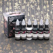 6 шт./компл. чернила для татуажа 30 мл/бутылка кроющий пигмент для боди-арта оборудование для тату