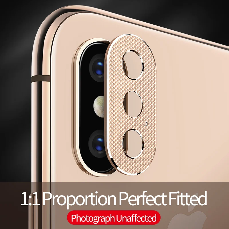 Msvii Защитная пленка для задней камеры iPhone X кольцо покрытие алюминия Защита