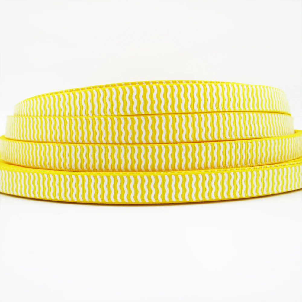 3/8"(9mm) high quality printed polyester ribbon 5 yards,DIY handmade