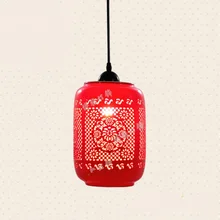 3 шт. балкон подвесной светильник многопоточный китайский стиль керамический светильник небольшой подвесной светильник ZS4