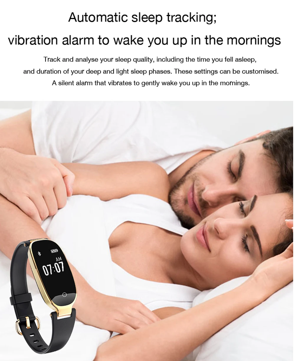 OUTMIX Bluetooth Waterproof S3 Smart Watch Fashion Women Heart Rate Monitor Fitness Tracker Smart watch For Android IOS