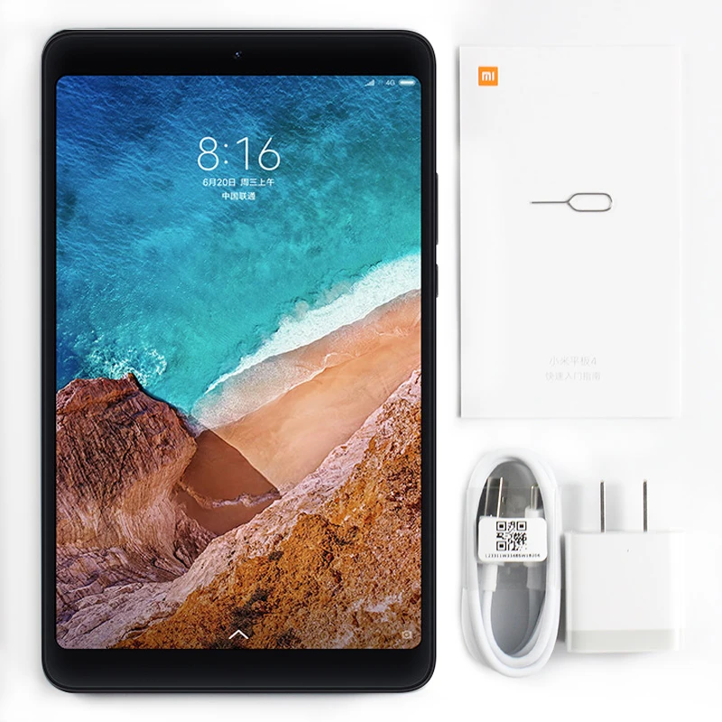 Xiaomi mi Pad 4 таблетки ПК 8,0 дюймов mi UI 10 Snapdragon 660 Восьмиядерный 32 ГБ/64 Гб 5.0MP+ 13.0MP задняя фронтальная камера двойной WiFi