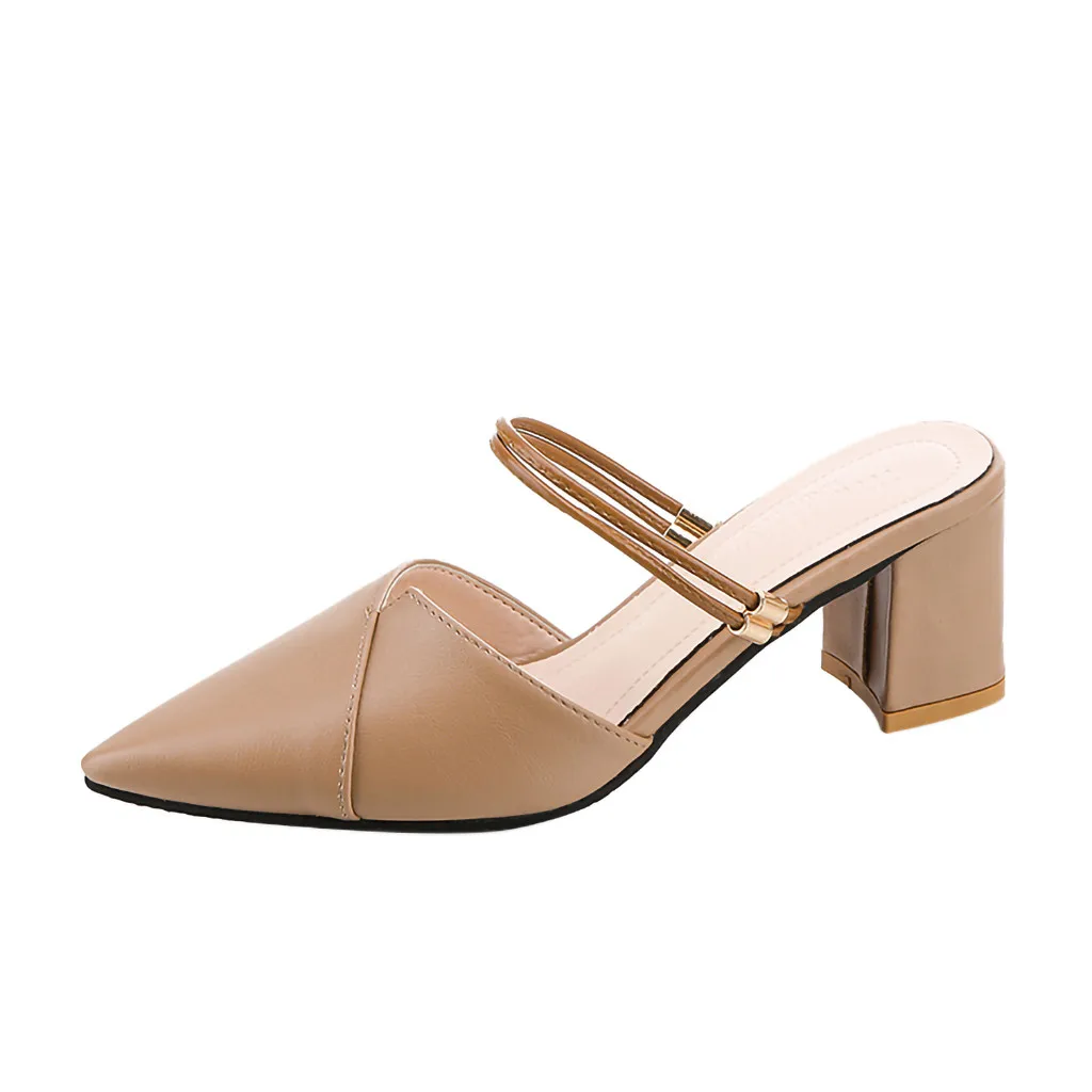 Сандалии SAGACE женские с острым носком модные туфли на высоком каблуке