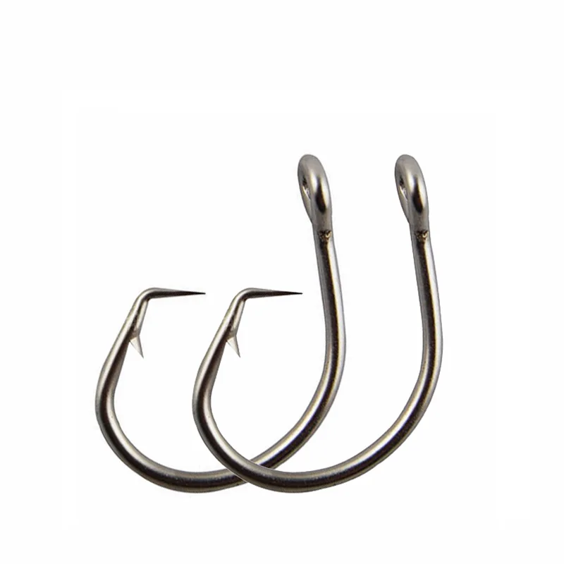 JSM 30pcs 39960 Stainless Steel Fishing Hooks Big Game Fish Tuna Circle