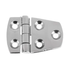 Universal Stainless Steel 316 Boat Strap Hinge Heavy Duty High Mirror Finish Cabin Door Hatch Utility Locker Strap Hinge