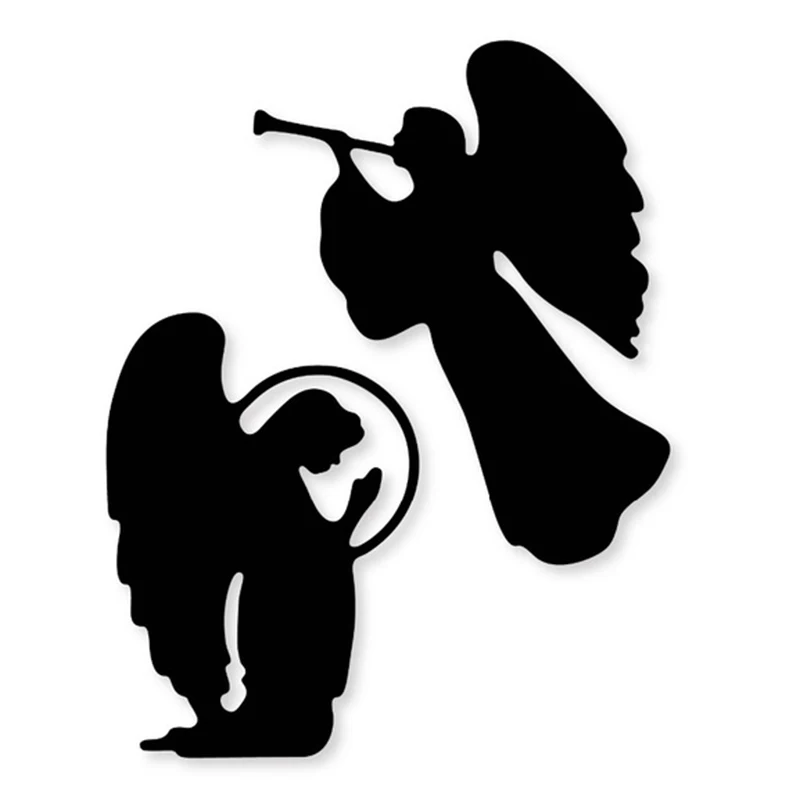 

Hemere 2pcs Angel Prayer Embossing Dies Frame Metal Cutting Dies for Making DIY Scrapbooking Paper Invitation Card Stencils