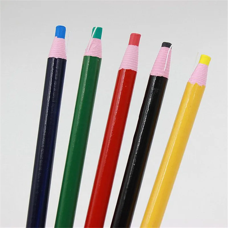 

Colorful Leather Pen Tailor's Chalk Dressing Pencil Clothing Pattern Making Sewing Dressmakers DIY Craft Helper 7mm*16.5cm 1 PC