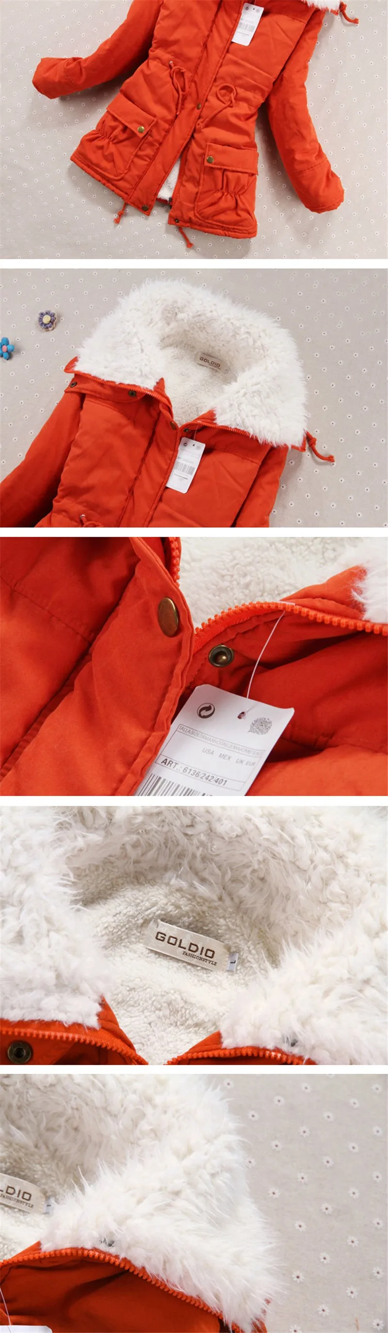 Зимнее женское пальто, Женская Стеганая теплая хлопковая парка, тонкая верхняя одежда, длинная стеганая куртка, толстая хлопковая куртка с капюшоном CC018