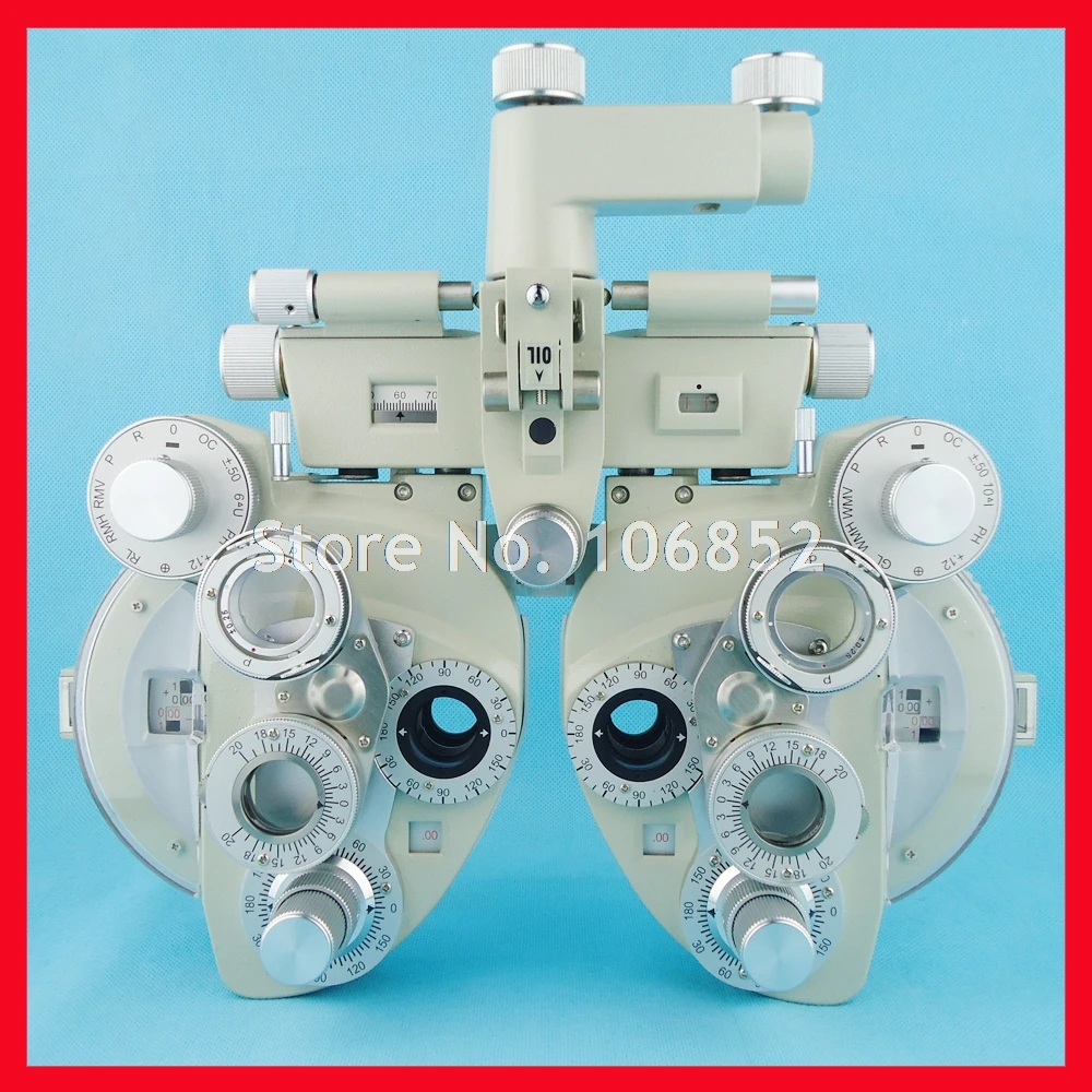 

Manual phoropter Optical view tester Vision tester Creamy white color