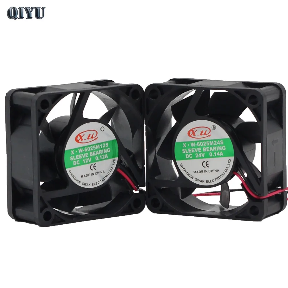 6025 DC 12V воздуходувка 6 см осевой вентилятор 60*60*25 мм вентиляционного охлаждения