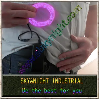 

Pink 5M Flexible Neon Light EL Wire Rope Tube and invertor free shipping
