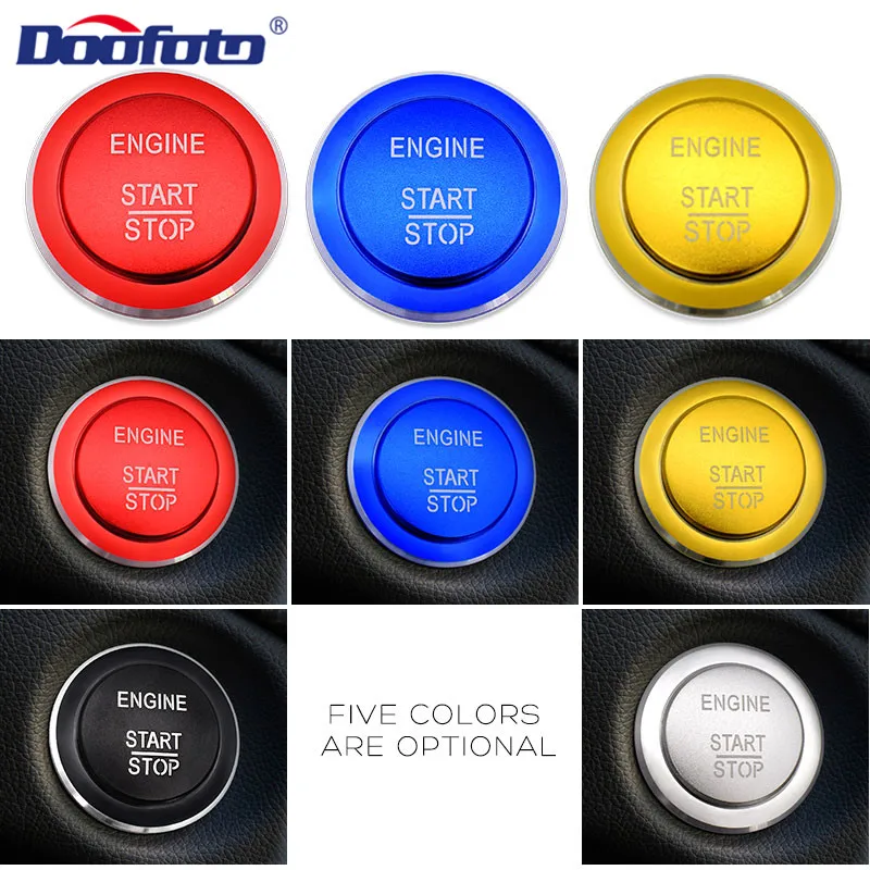 Doofoto Car Stickers Key Rings For Mercedes Benz AMG A B C GLC GLA CLA GL Class W176 W246 W205 X253 X156 C117 Engine Start Stop car stickers key rings