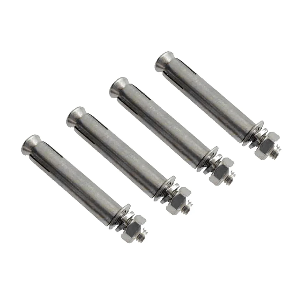 PACK 2PCS Wall Mounted Shelf Support Brackets Plank Board Rack Supporter with 4PCS Anchoring Anchor Bolt Expansion Screws	