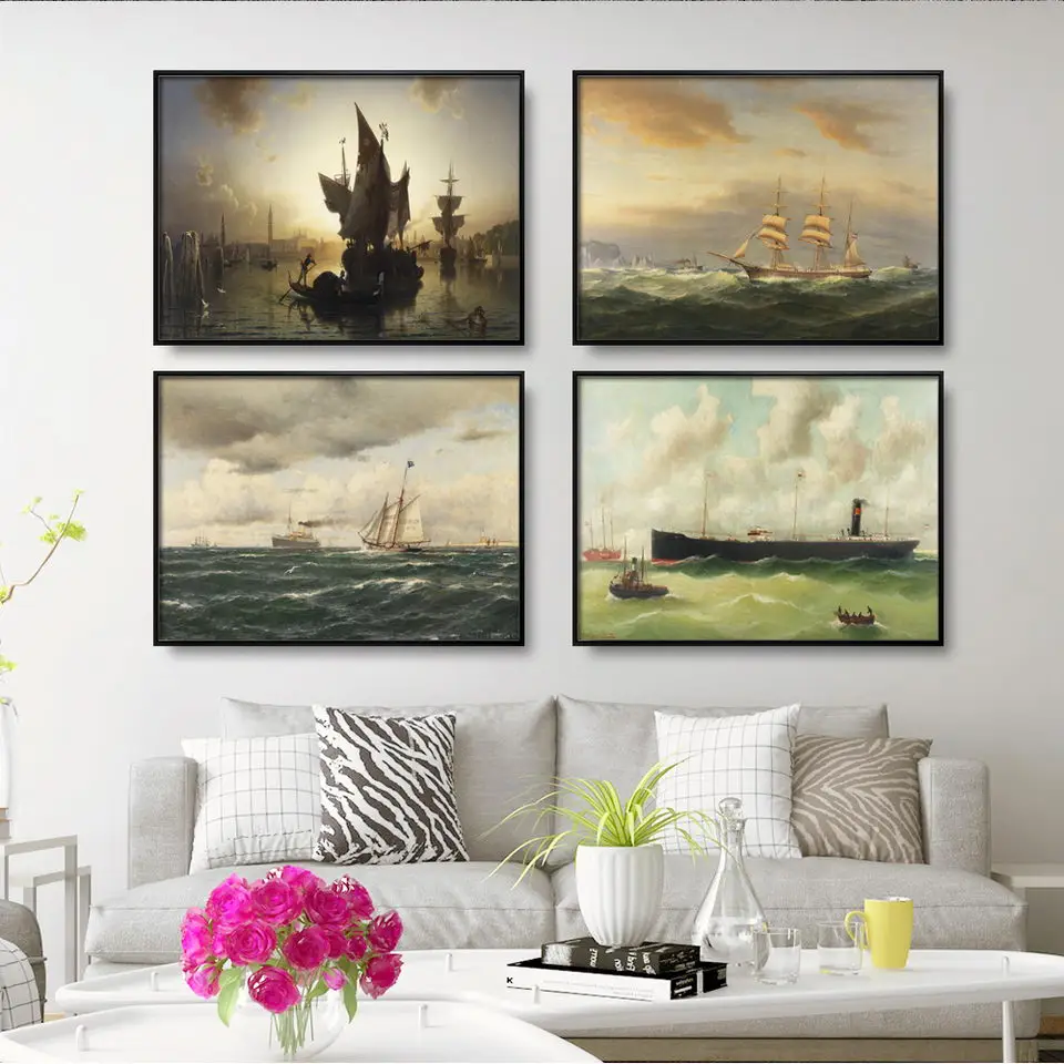 Домашний декор Печать на холсте картина стену художественные картины масляные