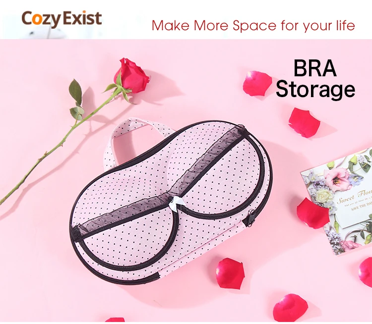 Travel Mesh Underwear Bra Storage Box Lingerie Portable Protect Holder