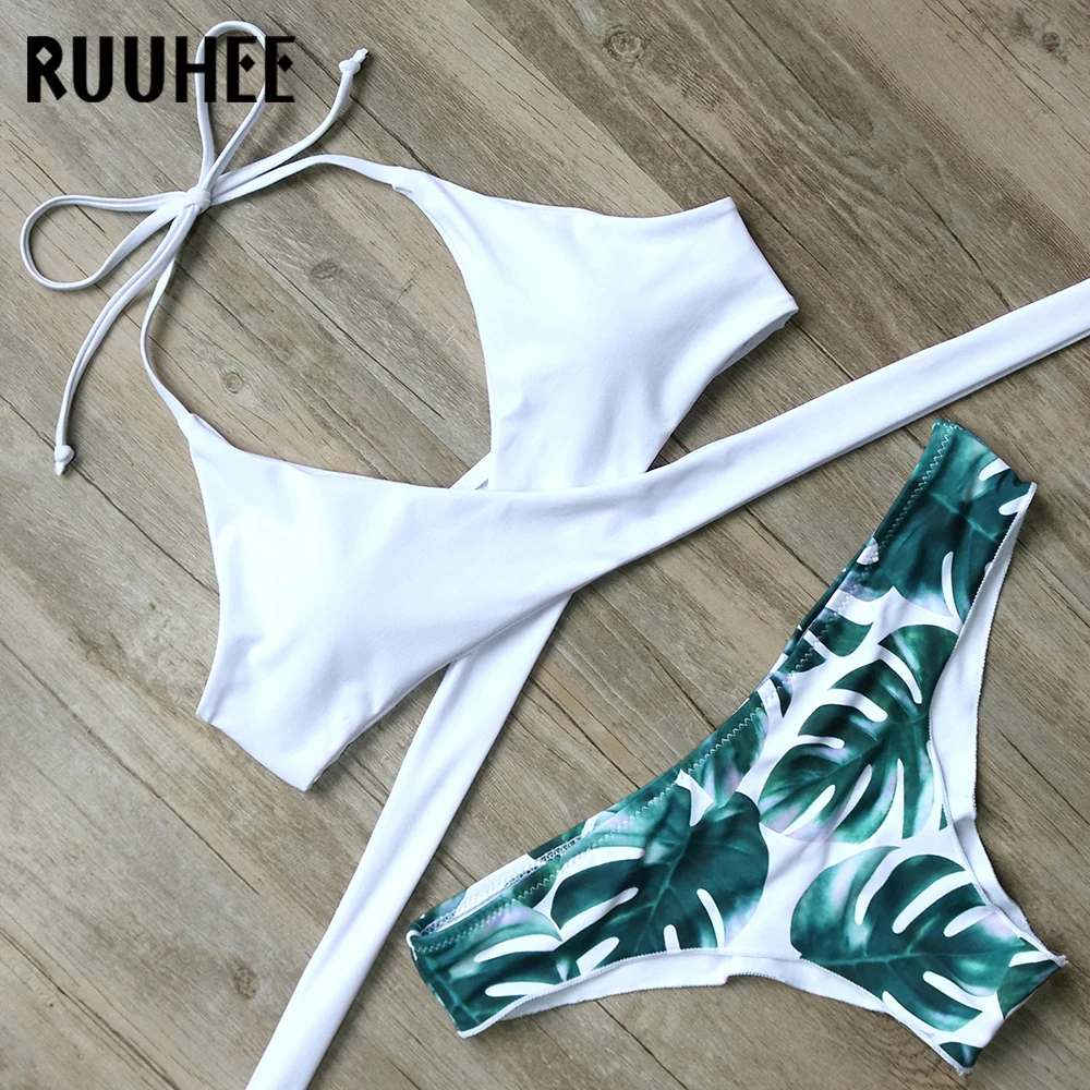 RUUHEE Bikini Set Swimsuit Swimwear Women Bikini Sexy Summer Beach Wear Padded Bathing Suit Push Up 2019 Swimming Suit For Women