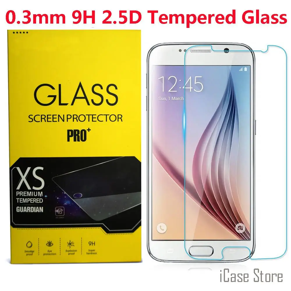 0.3mm 9H Explosion-proof Premium Tempered Glass For Samsung Galaxy S7 S3 S4 S5 S6 i9082 G530 G360 J1 Screen Protector Film Case