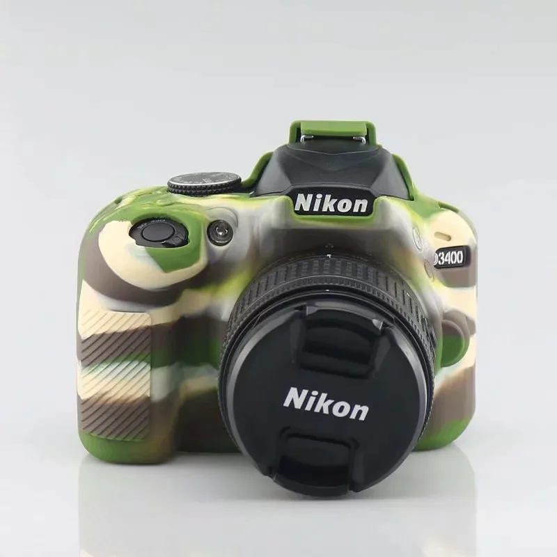 Новый красивый мягкий силиконовый чехол для камеры Nikon D3400|Сумки