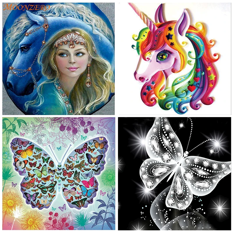 

5D Diy Diamond Painting Set Cross Stitch Diamond Embroidery Butterfly Picture Animal Painting Home Decoration Mosaic Wall Sticke