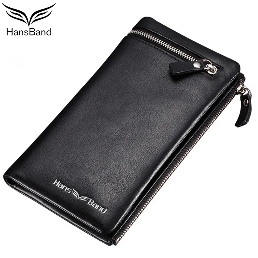 

Luxury Brand Men Wallets Genuine Leather Clutch Wallets Men Purses Long Male Wallet Bag Famous Designer Wallet Card Holder
