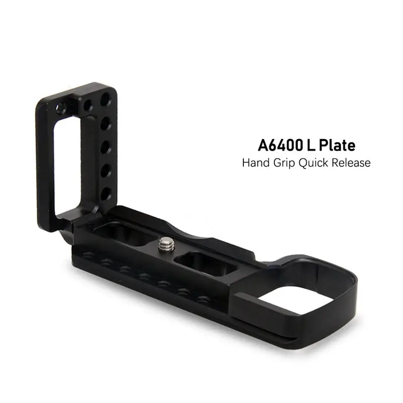 Вертикальный стрелять рукоятка Quick Release Plate для sony A6400 Ilce-6400L Ilce-6400M A6400 L Камера кронштейн держатель