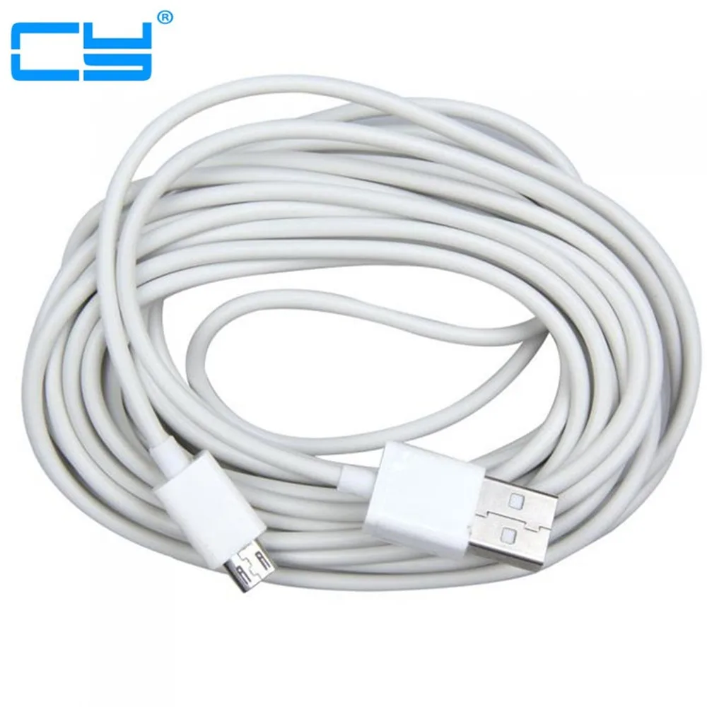 5 M Cabo De Dados Cabo De Carregamento Adattatore Micro Usb Per Samsung Xiaomi Gruppo Preto 500 Cm 300 Cm 100 Cm