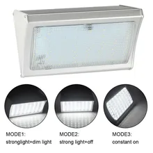 5 шт./лот 56 светодиодный 1000LM Алюминий Солнечный Мощность движения Сенсор сад Безопасность лампы Открытый Водонепроницаемый настенный светильник прожектор