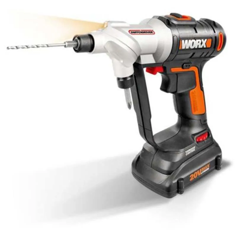 WORX Электрическая аккумуляторная отвертка 20V li-ion с 1*20V батареей 1 зарядное устройство WORX WX176