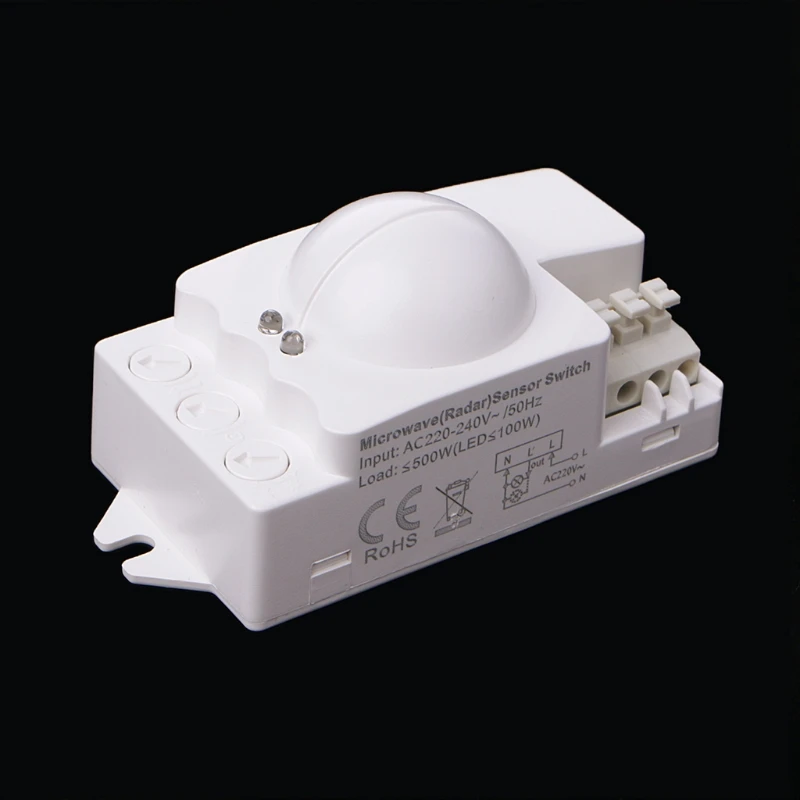 

AC220-240V Microwave Radar Sensor Switch for Panel Ceiling Light Entrance Stairs L15