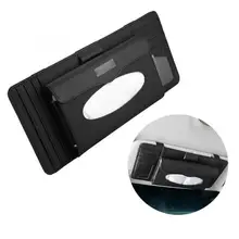 Автомобильный солнцезащитный козырек для укладки ткани Органайзер Чехол кожаный солнцезащитный козырек бумажная коробка для полотенец кожаные аксессуары для стайлинга автомобилей