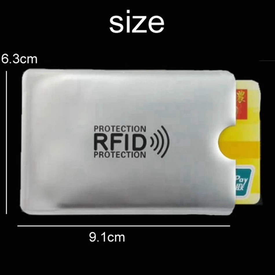 Анти Rfid кошелек блокировки Reader замок банк держатель для карт Id Чехол для банковских карт защиты металла кредитной держатель для карт