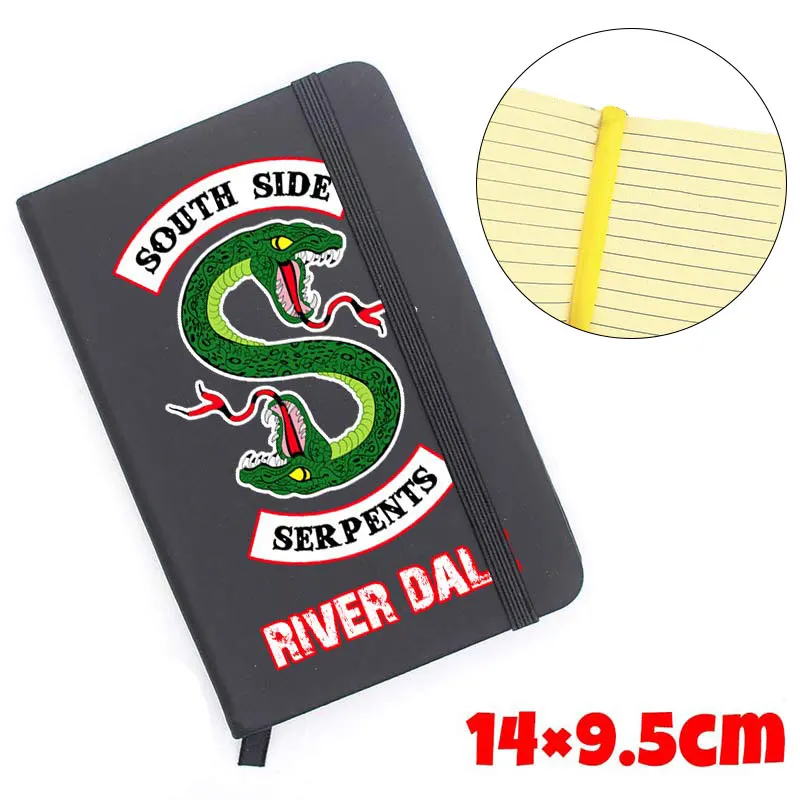 

14*9.5cm Riverdale Archie Small Pocket Notebook Notepad Mini Portable Notebook Daily Memos PU Cover Study Notebooks Gift