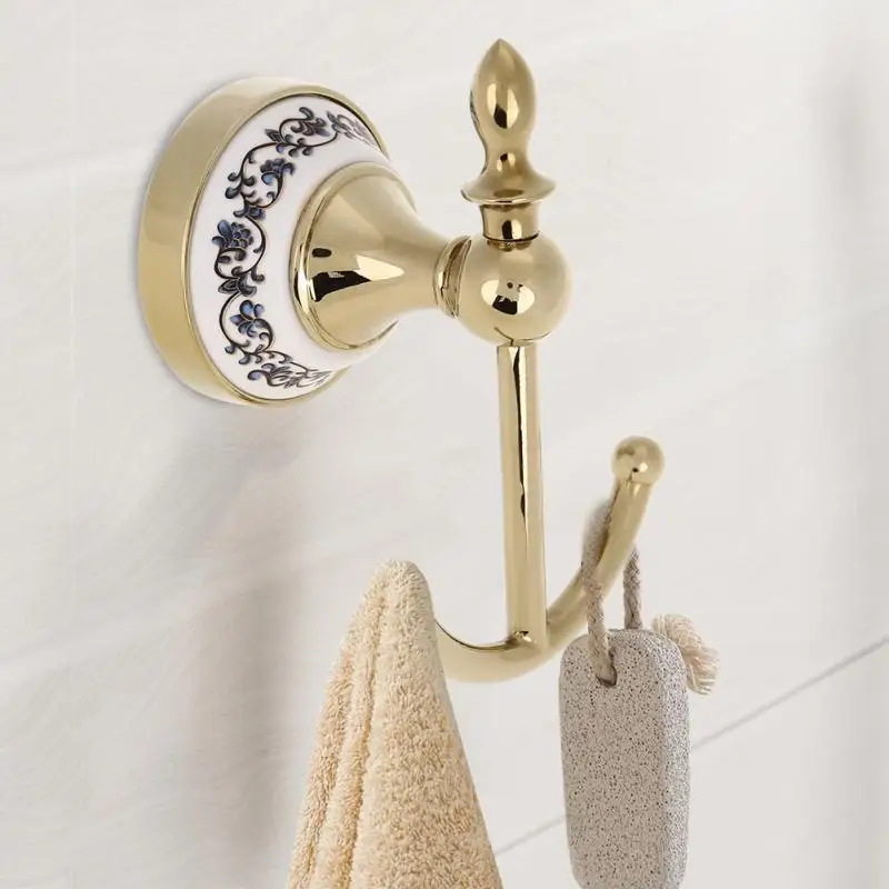 Buy Antique Gold Wall Mounted Hook Finish Exquisite