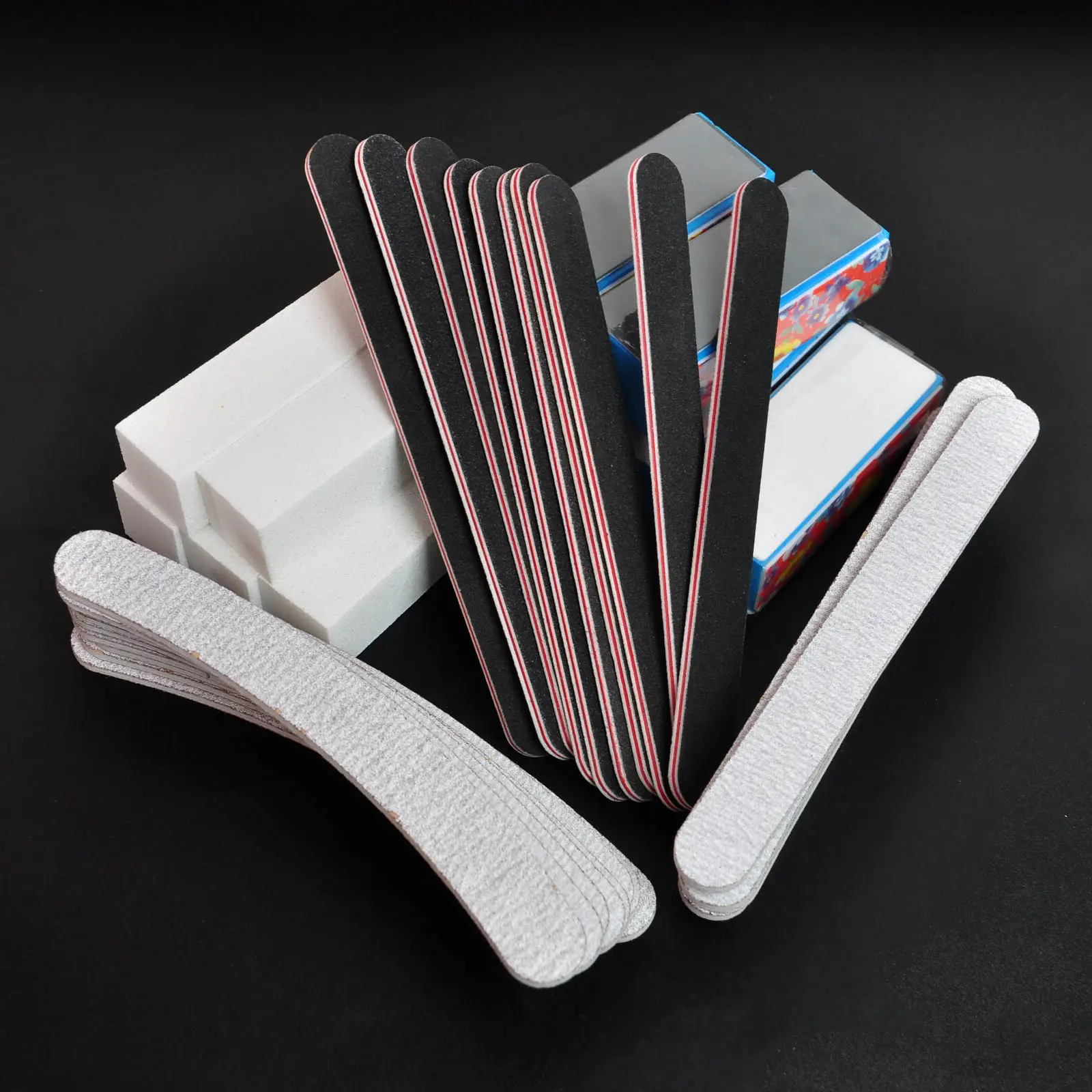Shellhard 40pcs Sanding Block File Set Nail Art Sanding Files Buffer