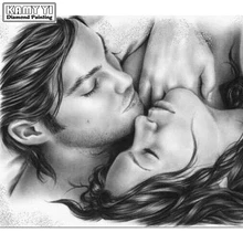 Чжуи звезда полный квадратный алмаз 5D DIY Алмазная картина фото на заказ "пара" 3D вышивка крестиком Мозаика Декор