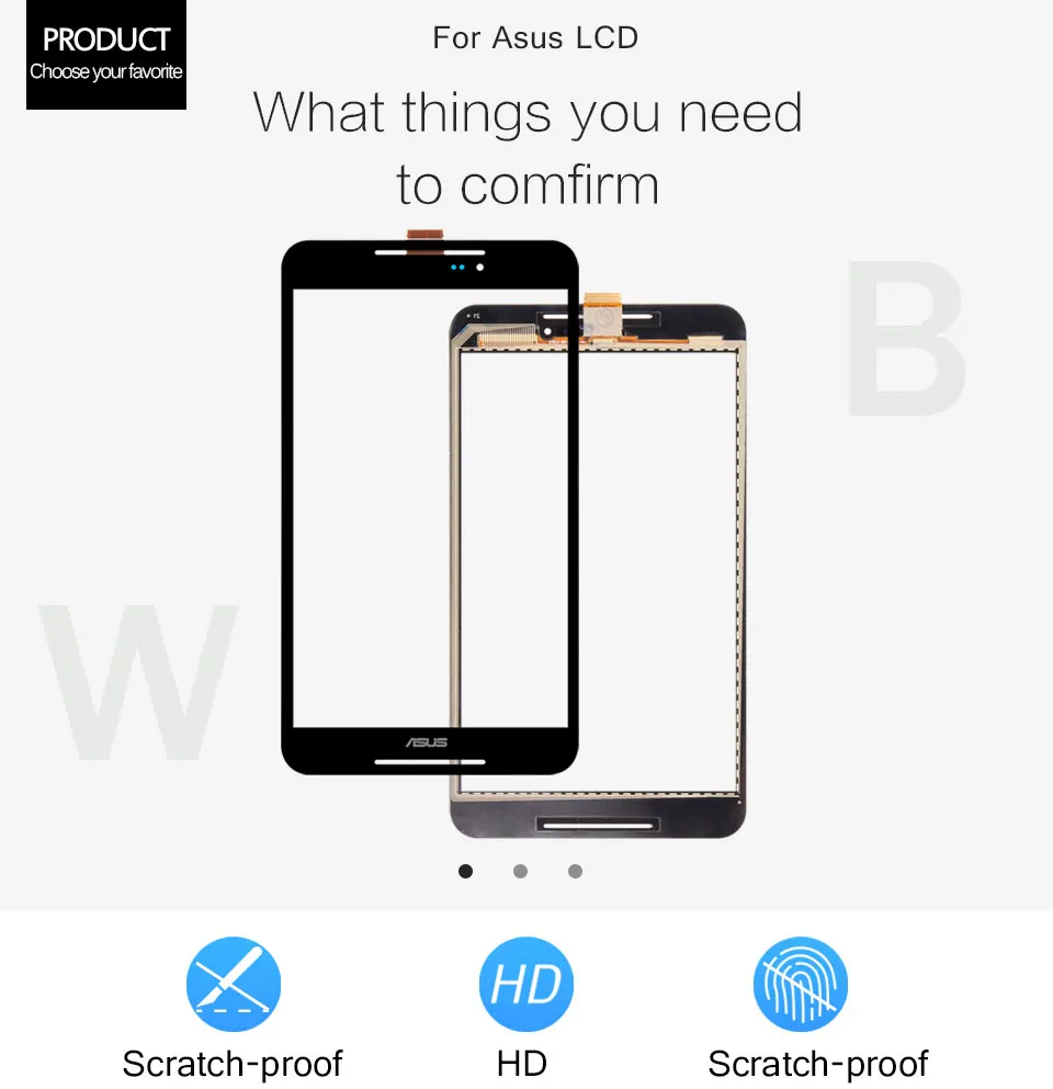 Для ASUS Fonepad 8 FE380 FE380CG FE380CXG FE8030CXG K016 сенсорный экран дигитайзер стеклянная панель Замена Белый/Черный