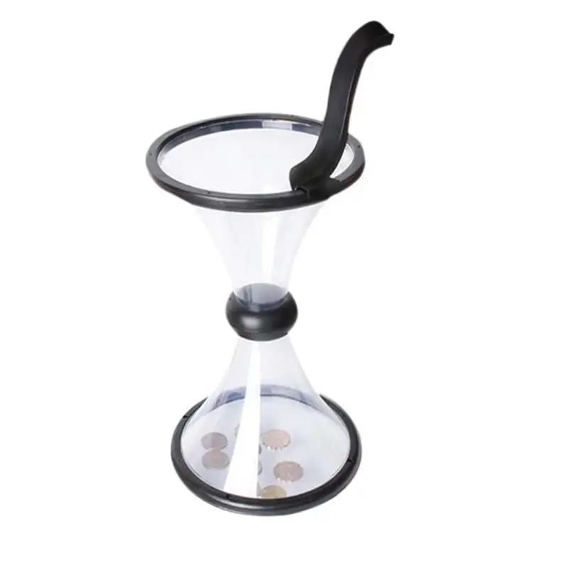 

Creative Vortex Piggy Bank Gravity Circling Clear Relief Stress Saving Box squishy stress relief toy